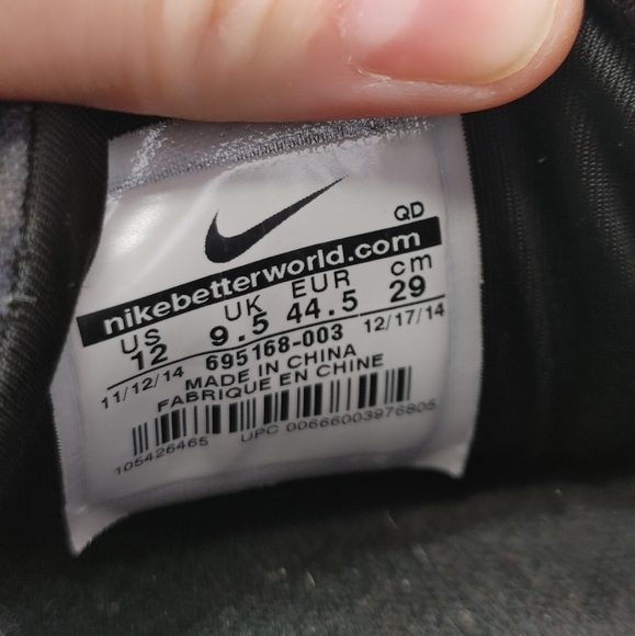 Nike Free 5.0 V4 NS PT Black Spot 695168-003 Women US 12 Running Sneaket - Picture 11 of 11